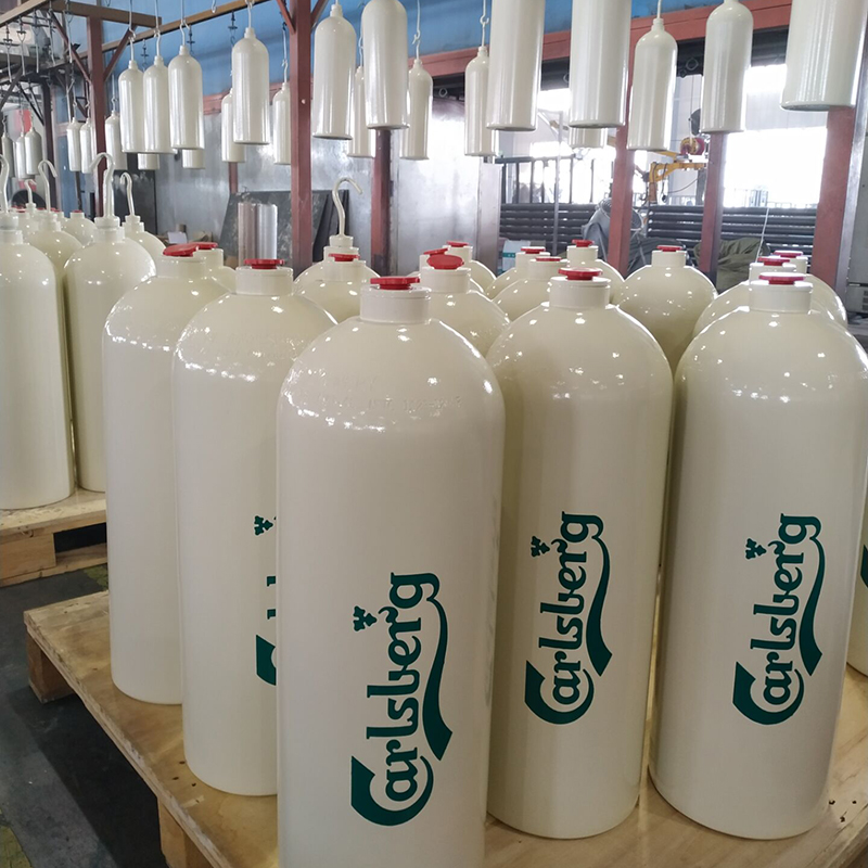 13.4L Beverage CO2 aluminum gas cylinder 13.4L Beverage CO2 aluminum gas cylinder