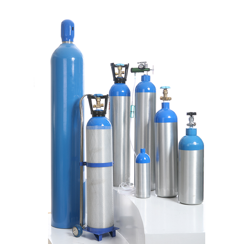 Aluminum oxygen cylinder