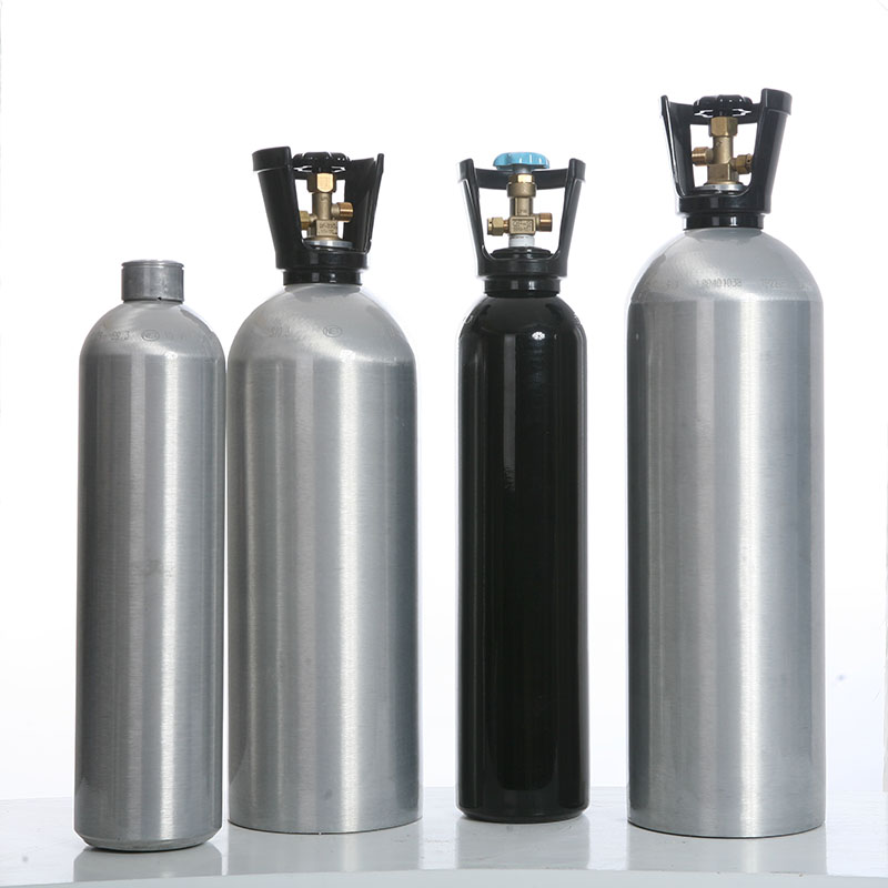 Cilindros de aluminio para bebidas de CO2 de 1 a 50 litros