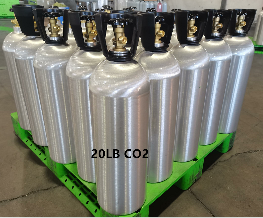 فيديو أسطوانات غاز ثاني أكسيد الكربون والألومنيوم للمشروبات