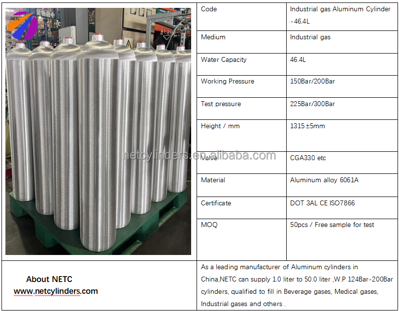 aluminum gas cylinders