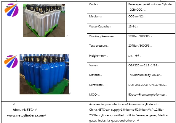 aluminum alloy gas cylinder