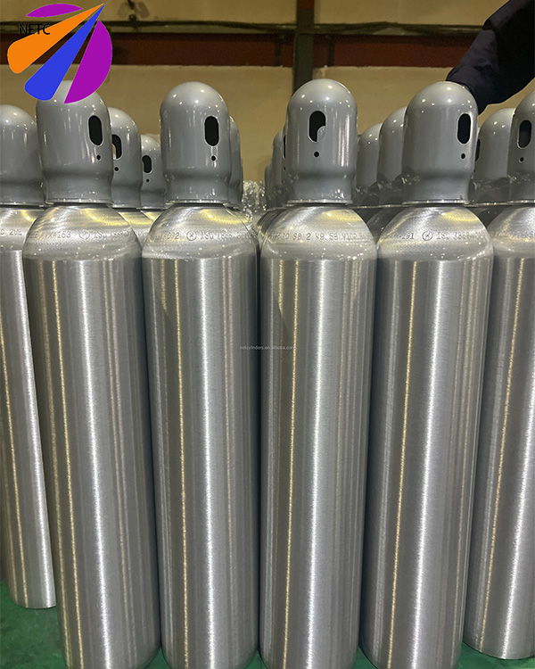 أسطوانات غاز صناعية من الألومنيوم سعة 10 لترات وضغط 200 بار