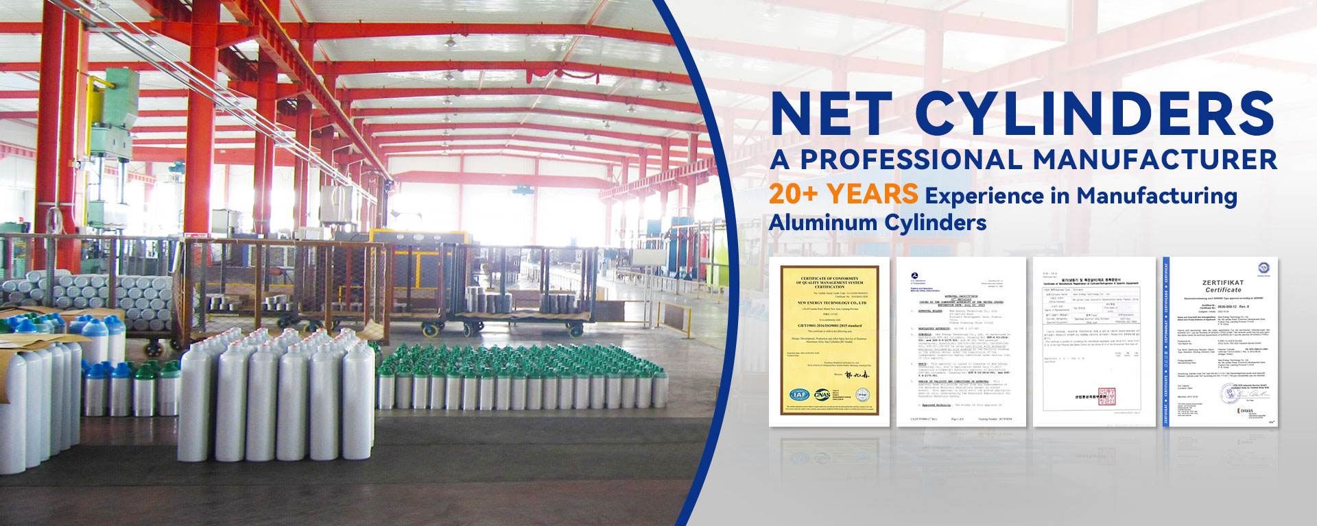 NETC Industrial Gas Cylinders