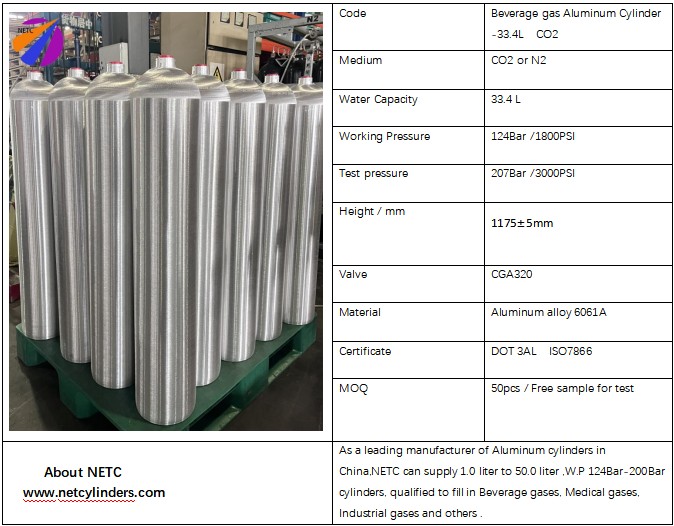 Aluminum CO2 Cylinder