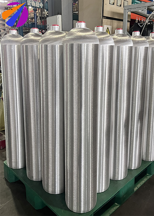 ถังแก๊ส CO2 อลูมิเนียม NETC ขนาด 50 ปอนด์ (33.4 ลิตร)