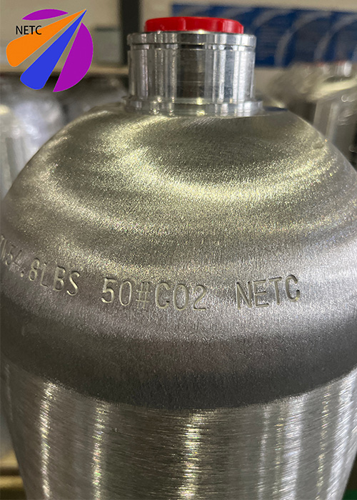 Алюминиевые баллоны NETC 50 фунтов (33,4 л) для CO2