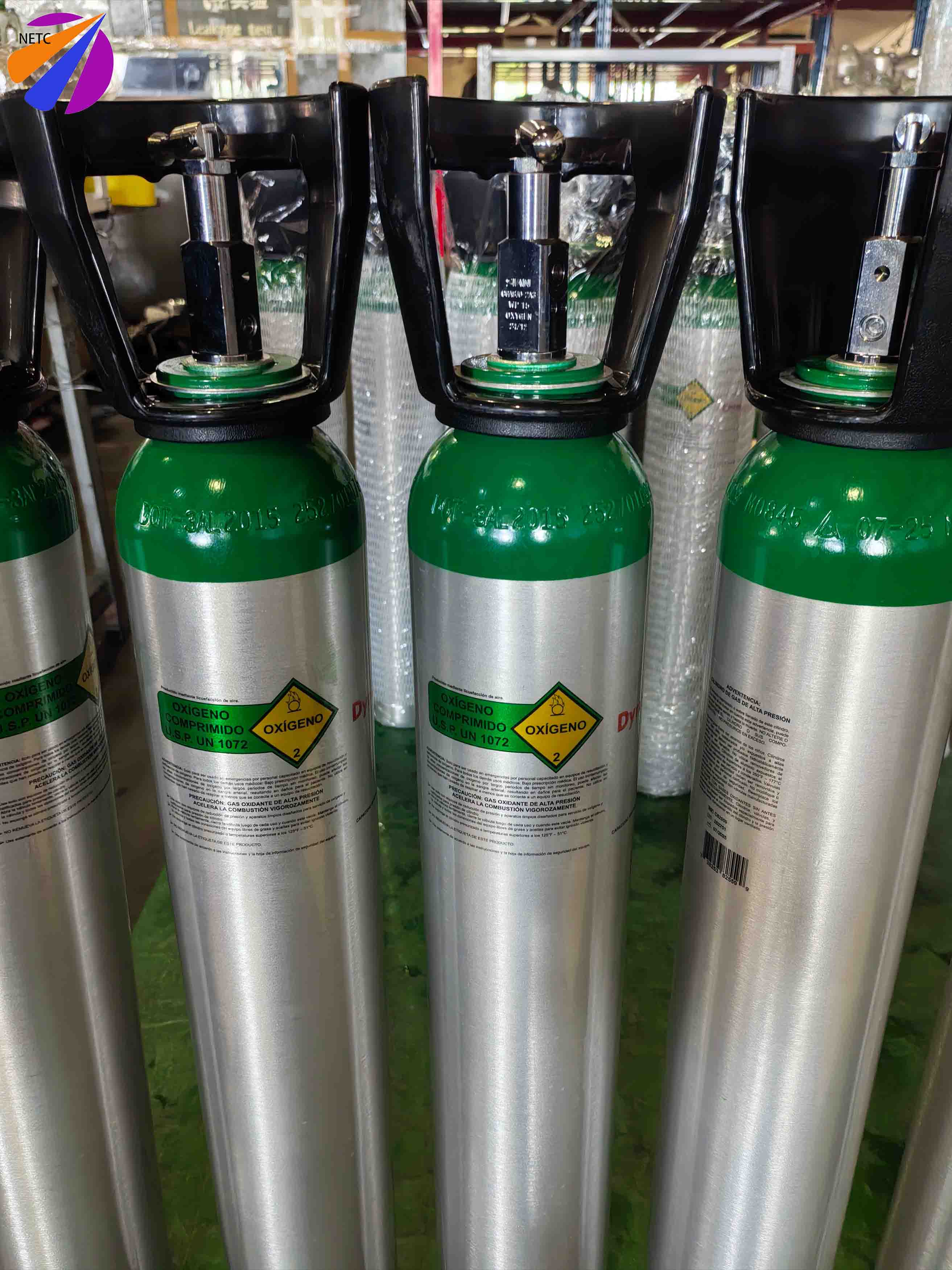 E size oxygen cylinders
