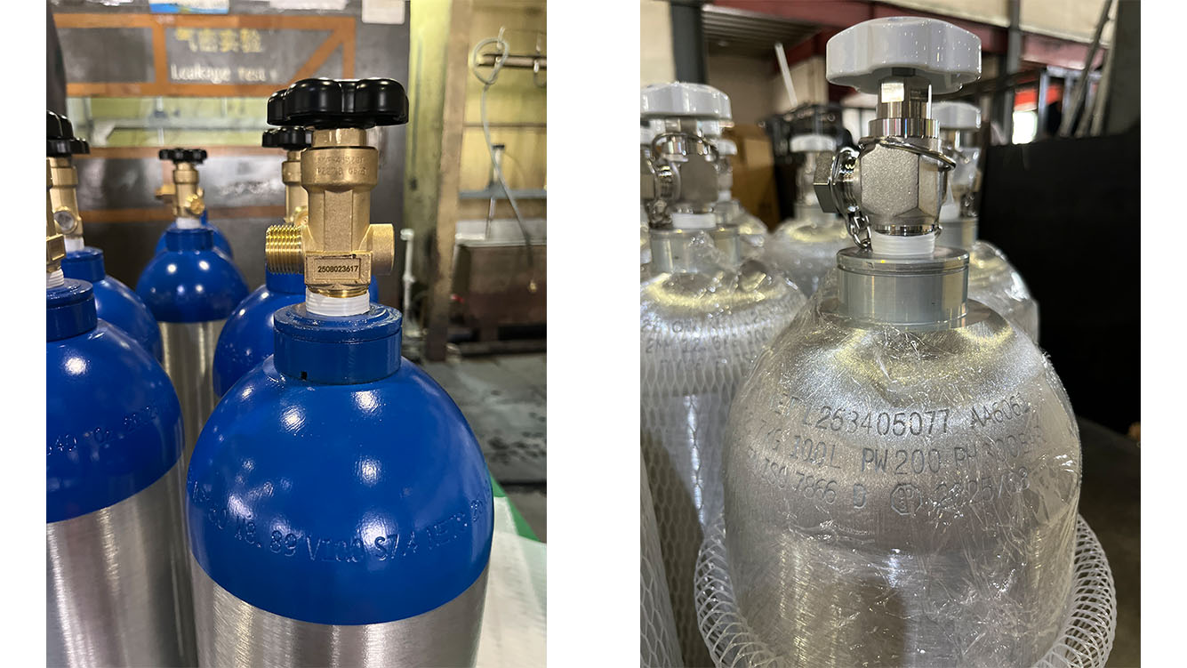 Oxygen cylinders