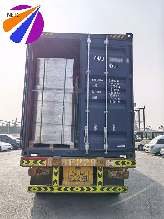 NETC שלחה בהצלחה 2 מכולות של צילינדרים של DOT לארה