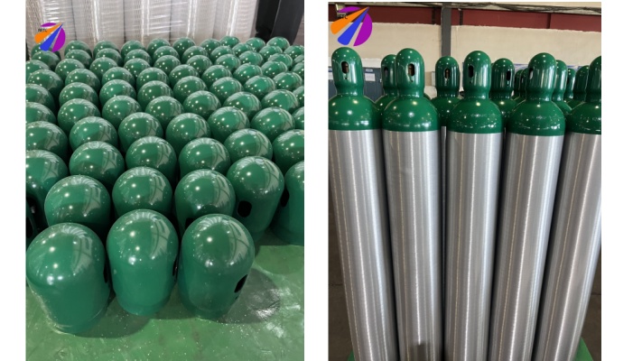 Medical aluminum gas cylinders