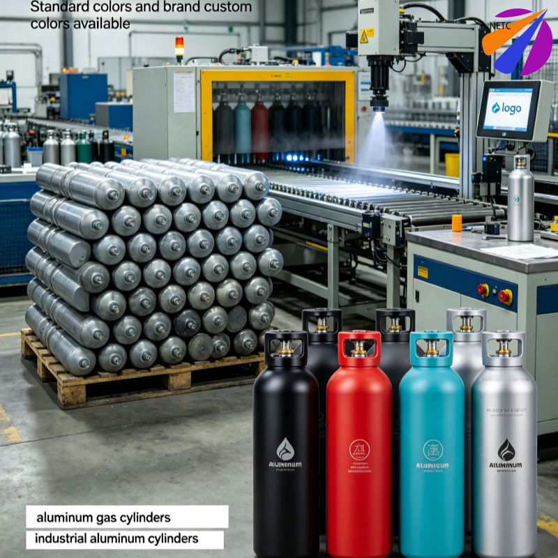 Real Shot of Our Cylinder Factory – Custom Colors Available for All Cylinders