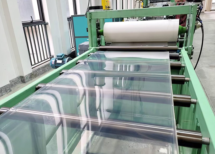 Customized TPU board extrusion machine for supercritical foaming