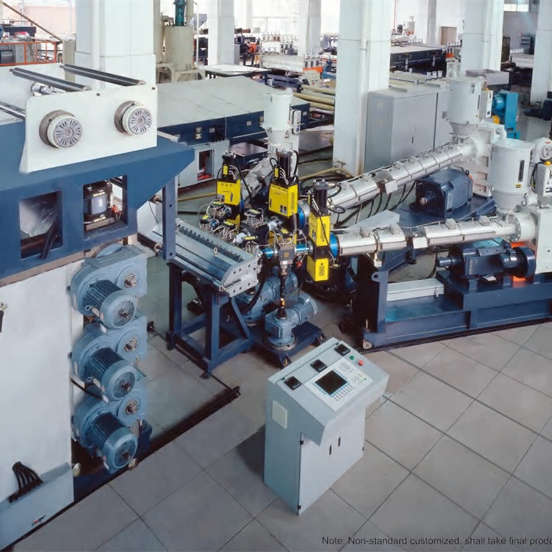 Single Co-extrusion Sheet Machine For PC Luggage Case