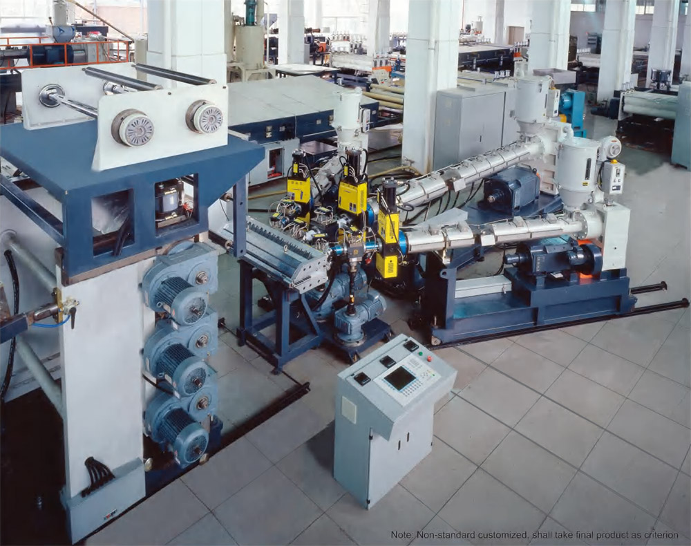 Single layer PC luggage sheet production equipment