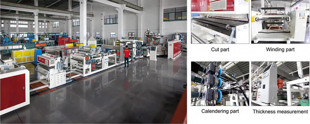 PP thermoforming sheet extrusion line