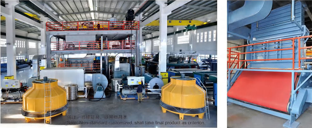 Spunbond non woven fabric machine
