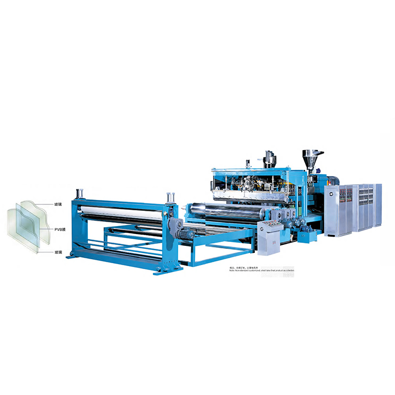 Single Layer PVB Interlayer Film For Glass Lamination Extrusion Line