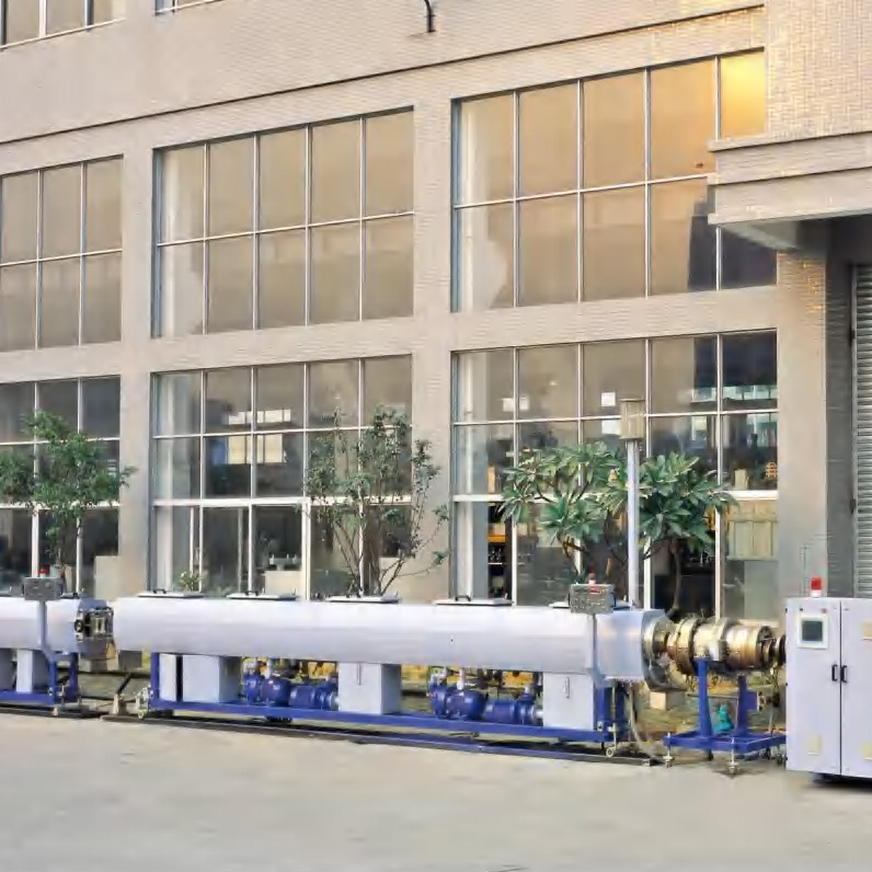 Large Caliber PE Gas Pipe Extrusion Line