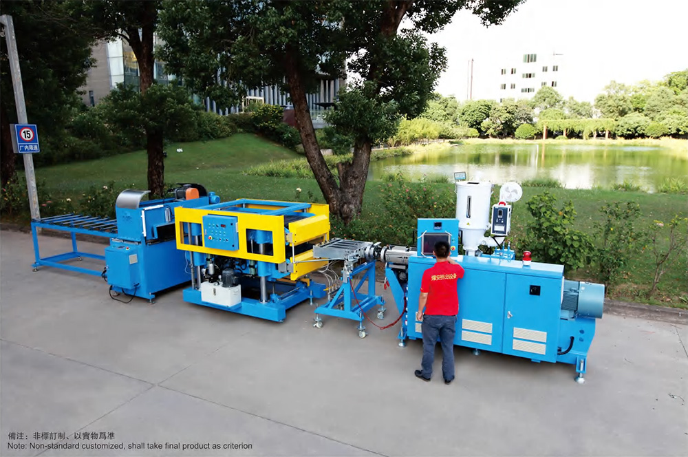 Profile extrusion equipment