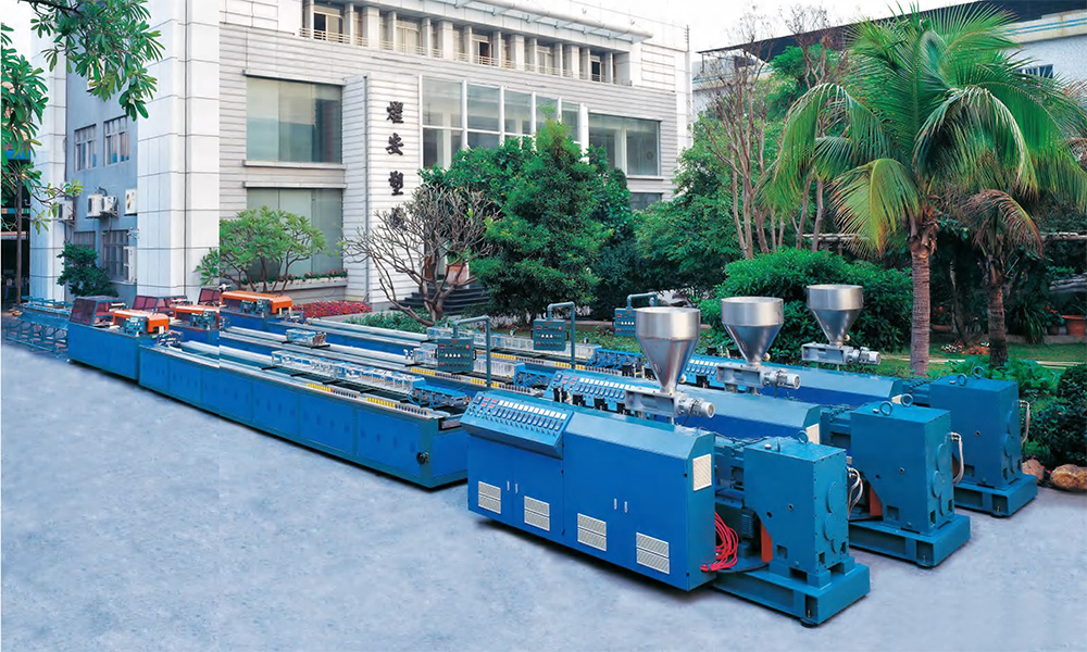 PVC foam profile extrusion product line