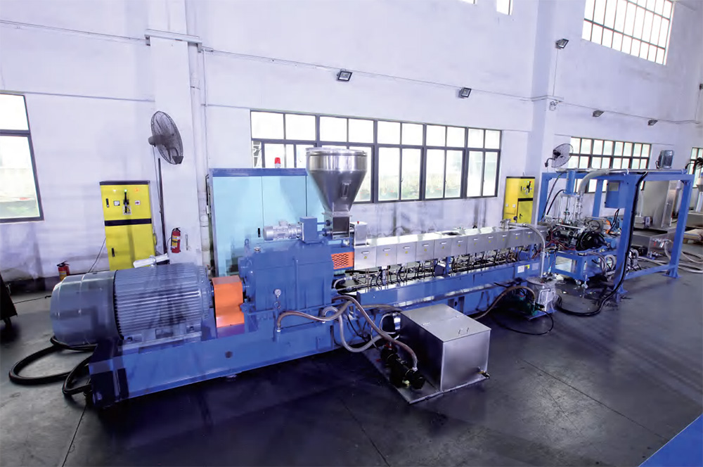 twin screw TPU water granulation extrusion machine