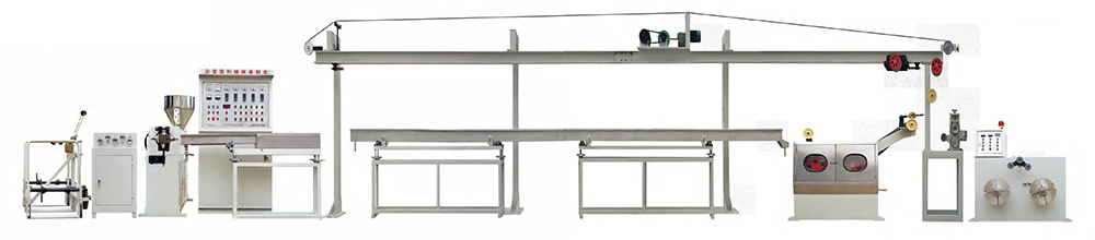 Steel cable coating machine