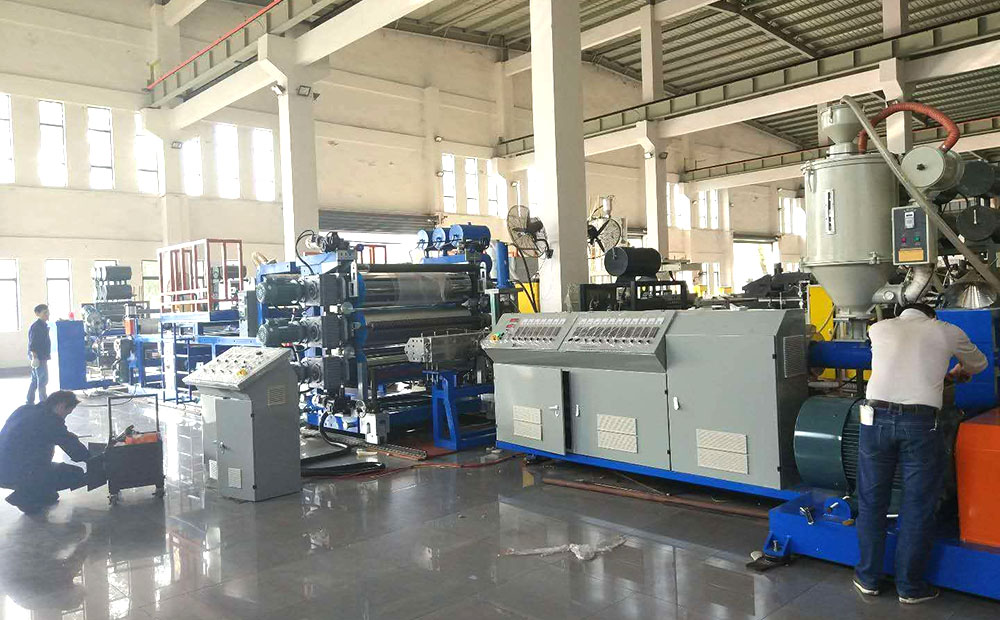 aluminumim foil lamination PE Sheet Extruder