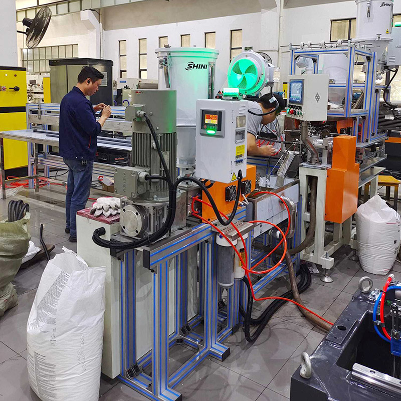 POE medical breath hose extrusion machine