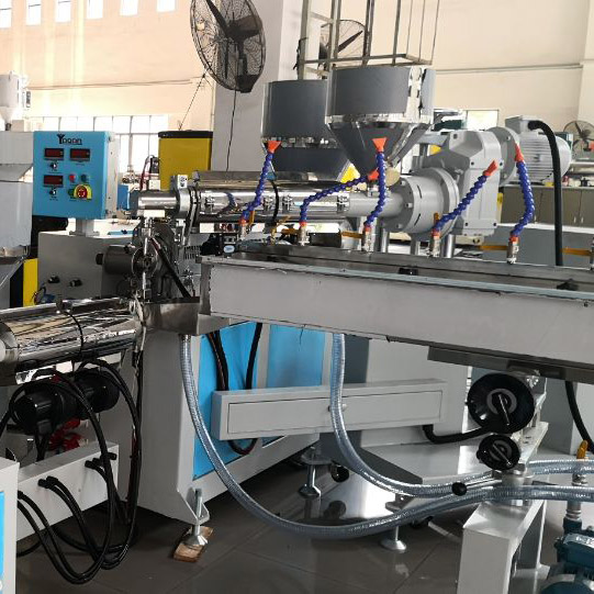 Braided Yarn Reinforced PVC Hose Extrusion Line