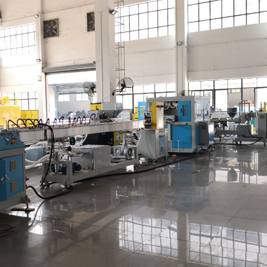 Braided Yarn Reinforced PVC Hose Extrusion Line