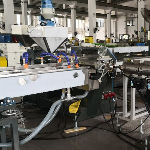 Braided Yarn Reinforced PVC Hose Extrusion Line
