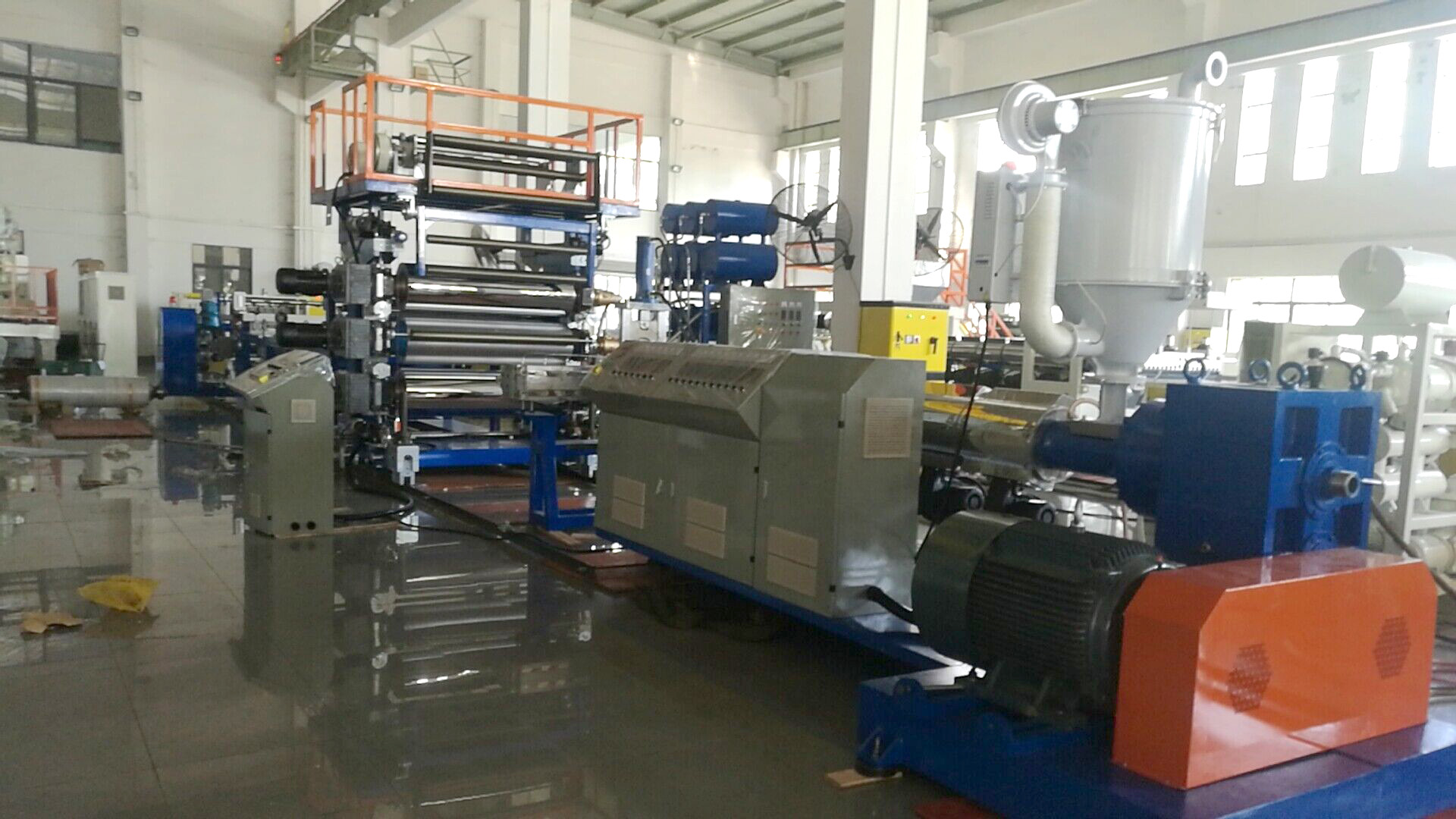 LAMINATION sheet extruder