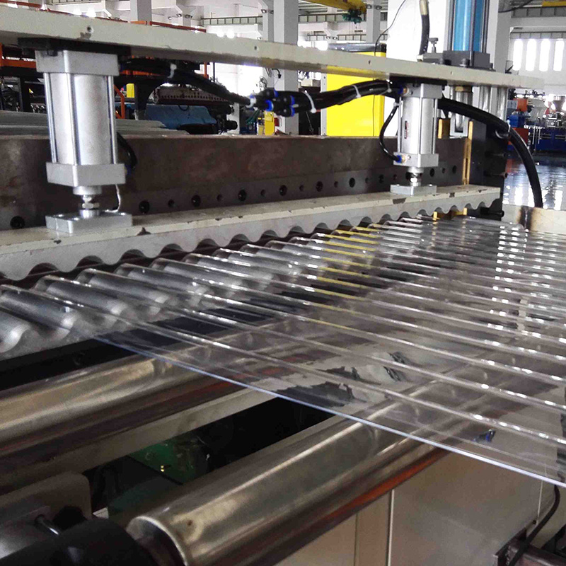 PET wave roof tile extrusion line