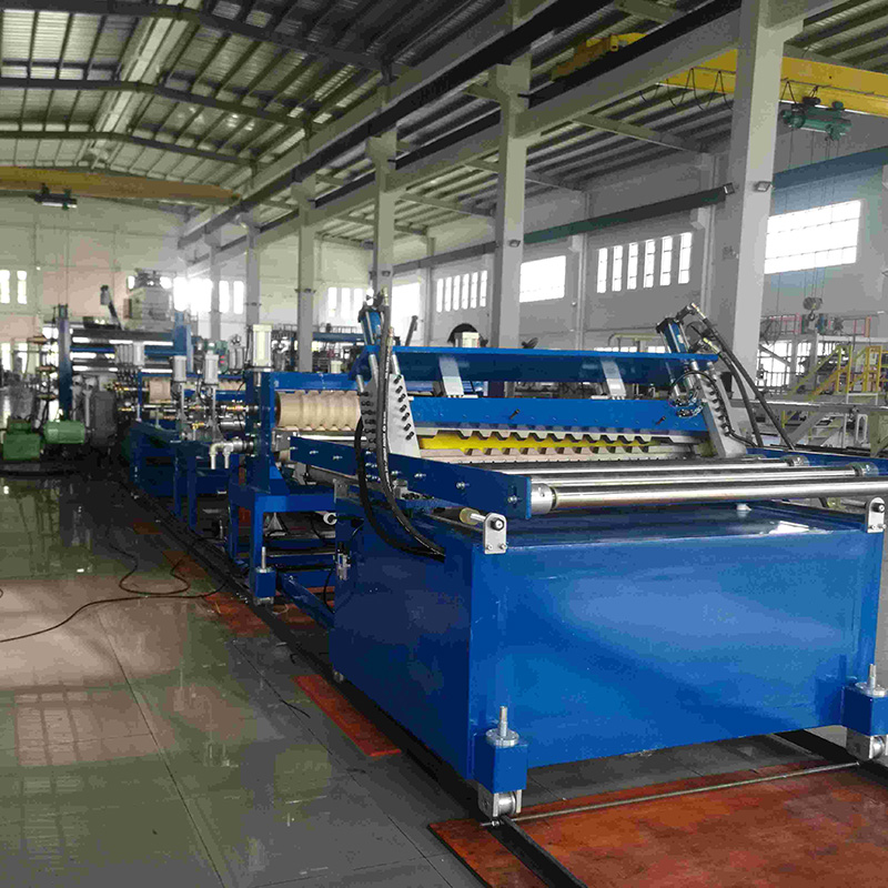 PVC Conical Twin-screw Comugated Sheet Extrusion Machine