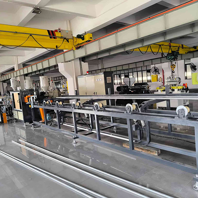 metal pipe 3 layer PVC coating extrusion machine