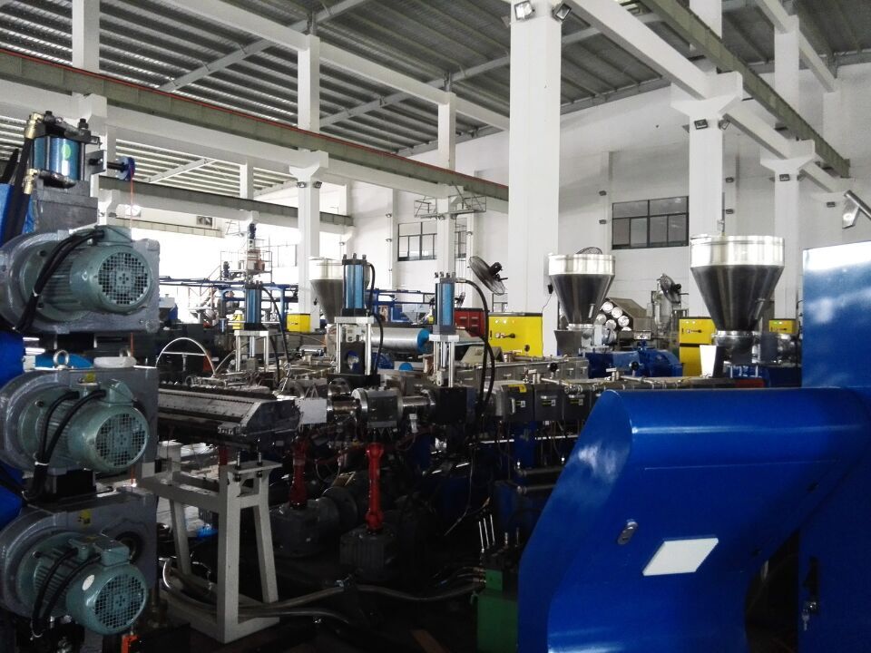 3 layer PP corruaged roof tile sheet machine