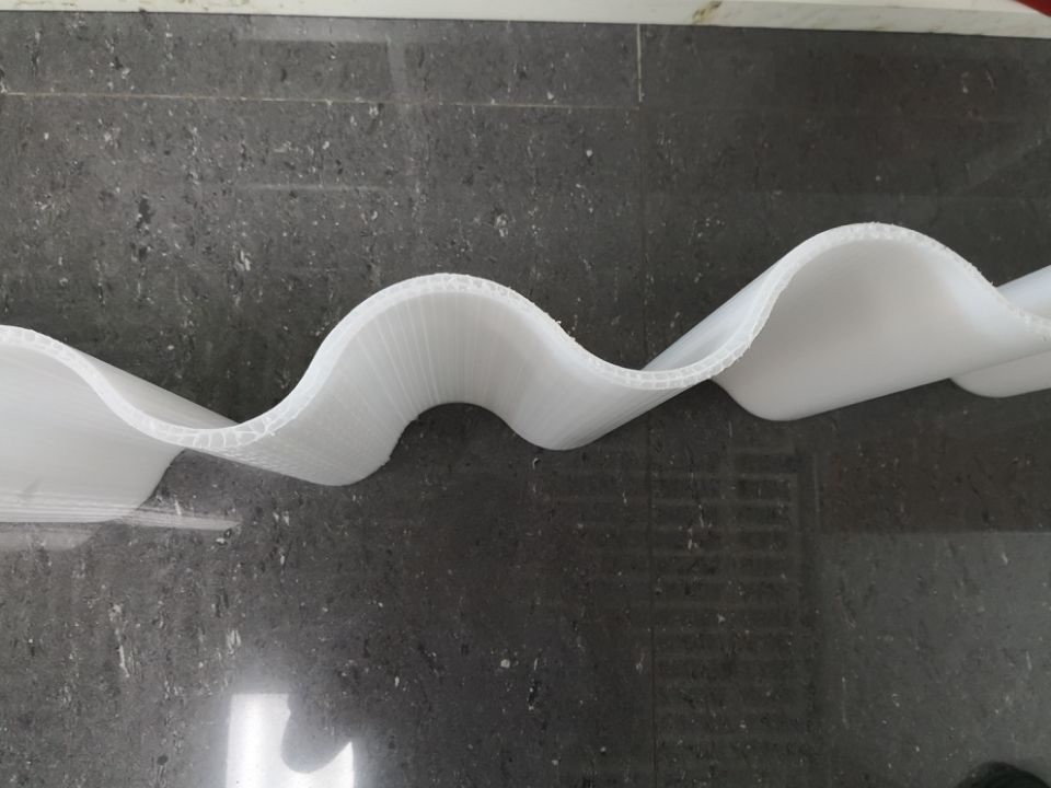 HDPE Hollow Wave Roof Tile Sheet Machine