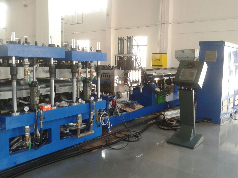 HDPE Hollow Wave Roof Tile Sheet Machine