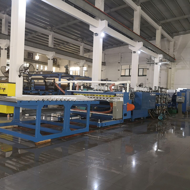 HDPE Hollow Wave Roof Tile Sheet Machine
