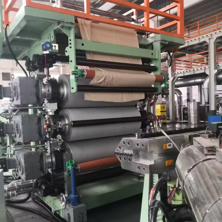Double layer PVC sheet extrusion line