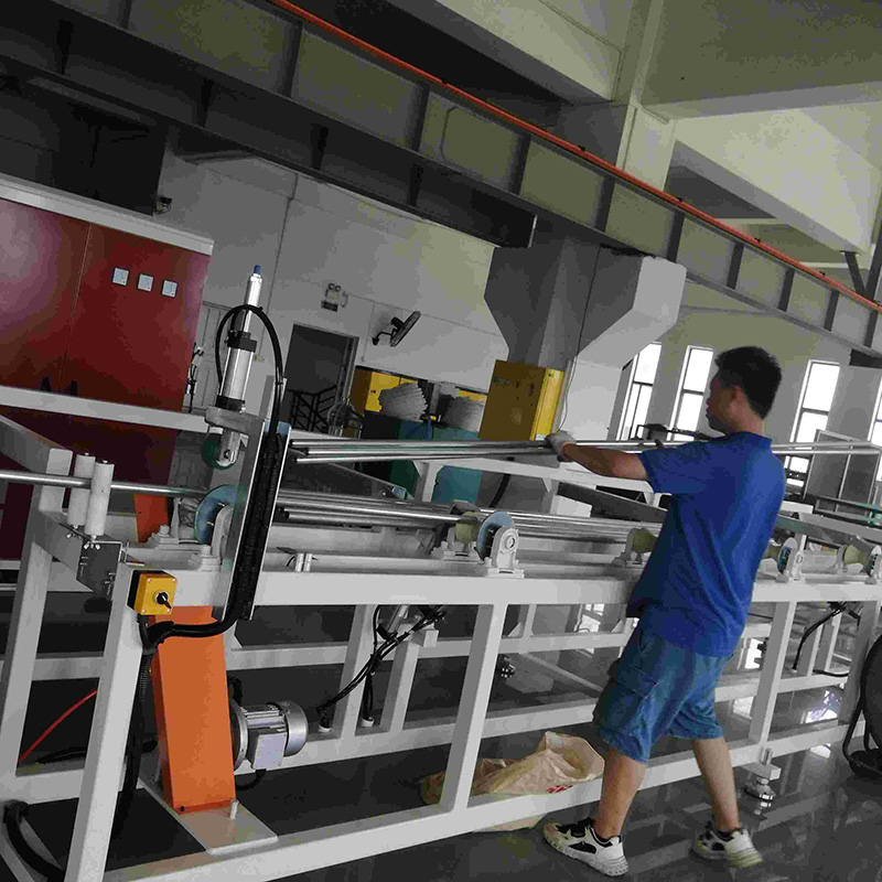 metal pipe 3 layer PVC coating extrusion machine