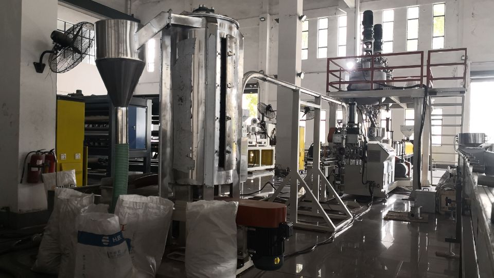 Hot melt EVA glue underwater granule extrusion line