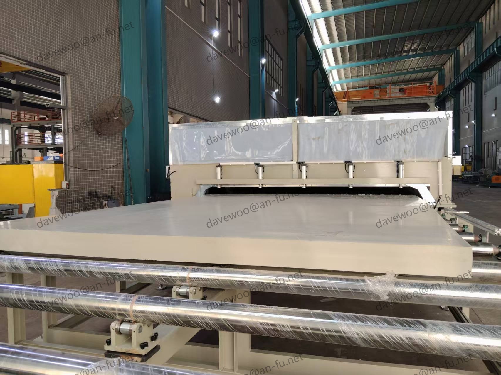 one more 2700MM wide PPH PP thick board machine successes at machine inspection