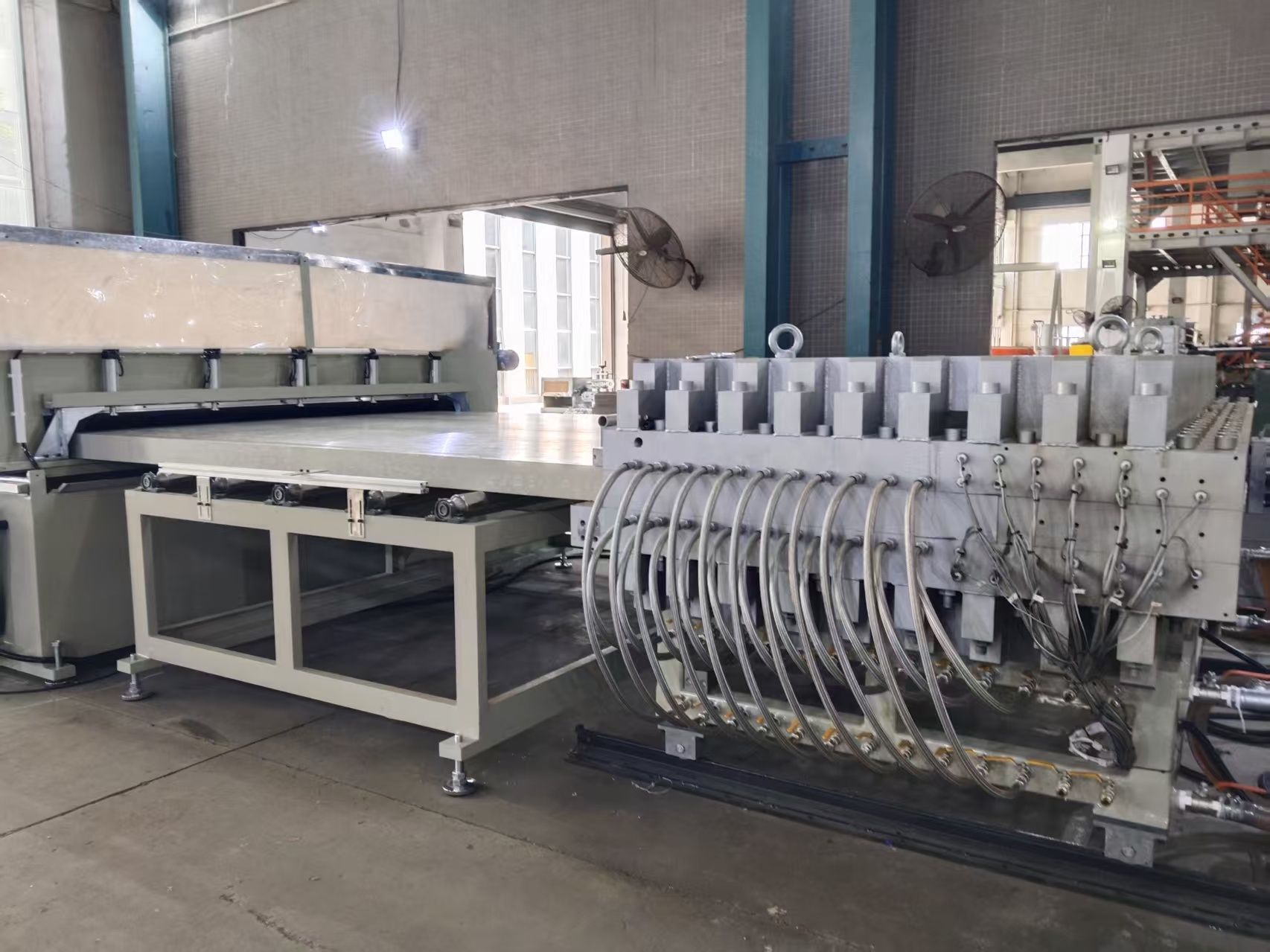 Solid plate Extrusion Line