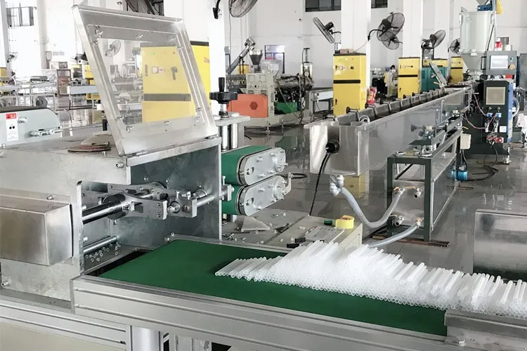 PP spray dip pipe extrusion machine