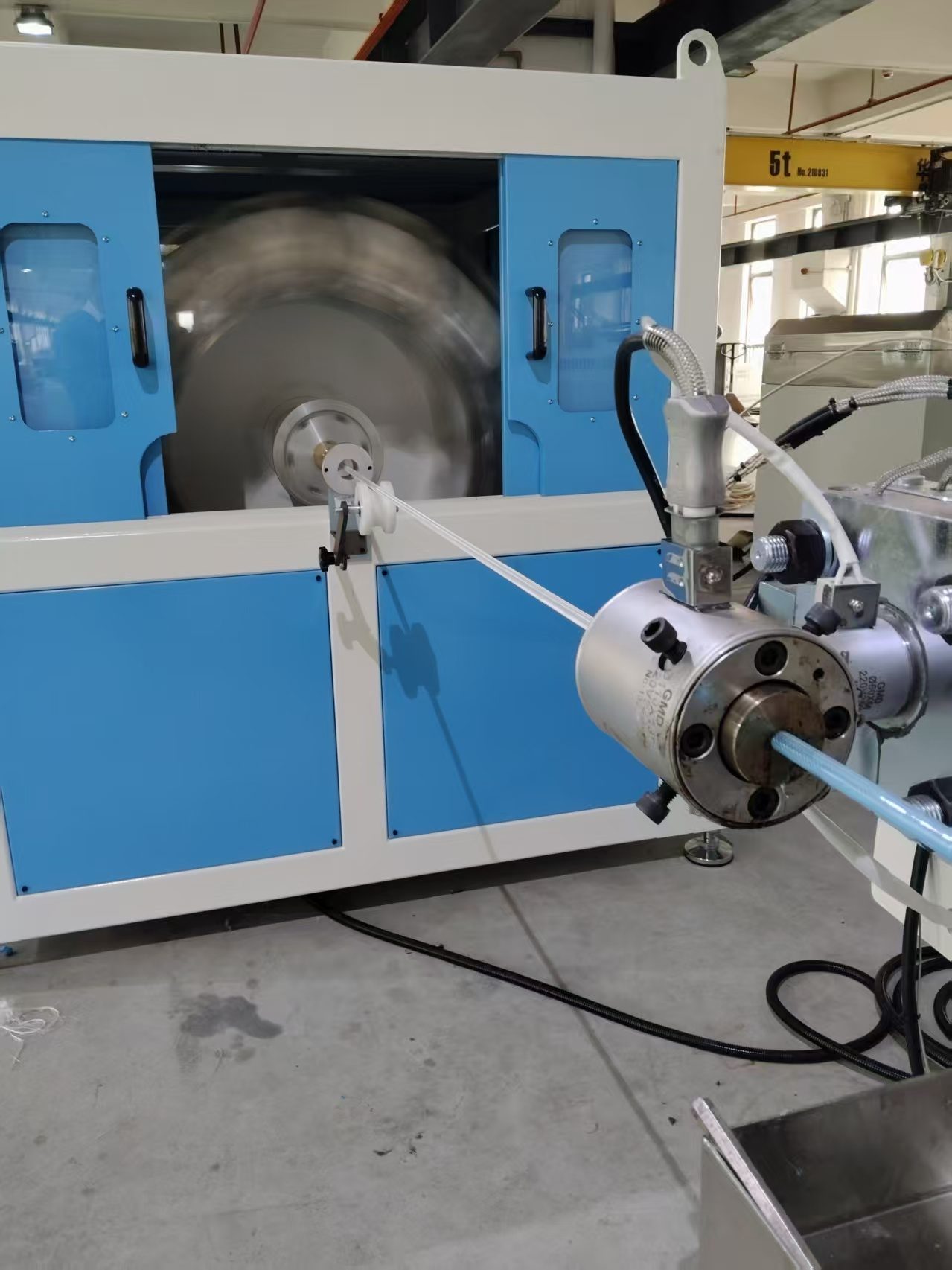 TPU YARN BRAIDED HIGH PRESSURE PIPE MACHINE