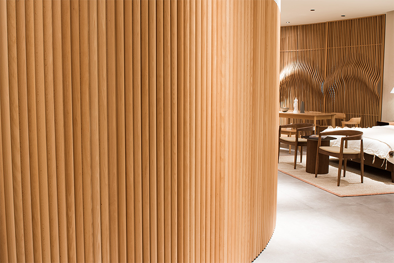 poly wood profile machine