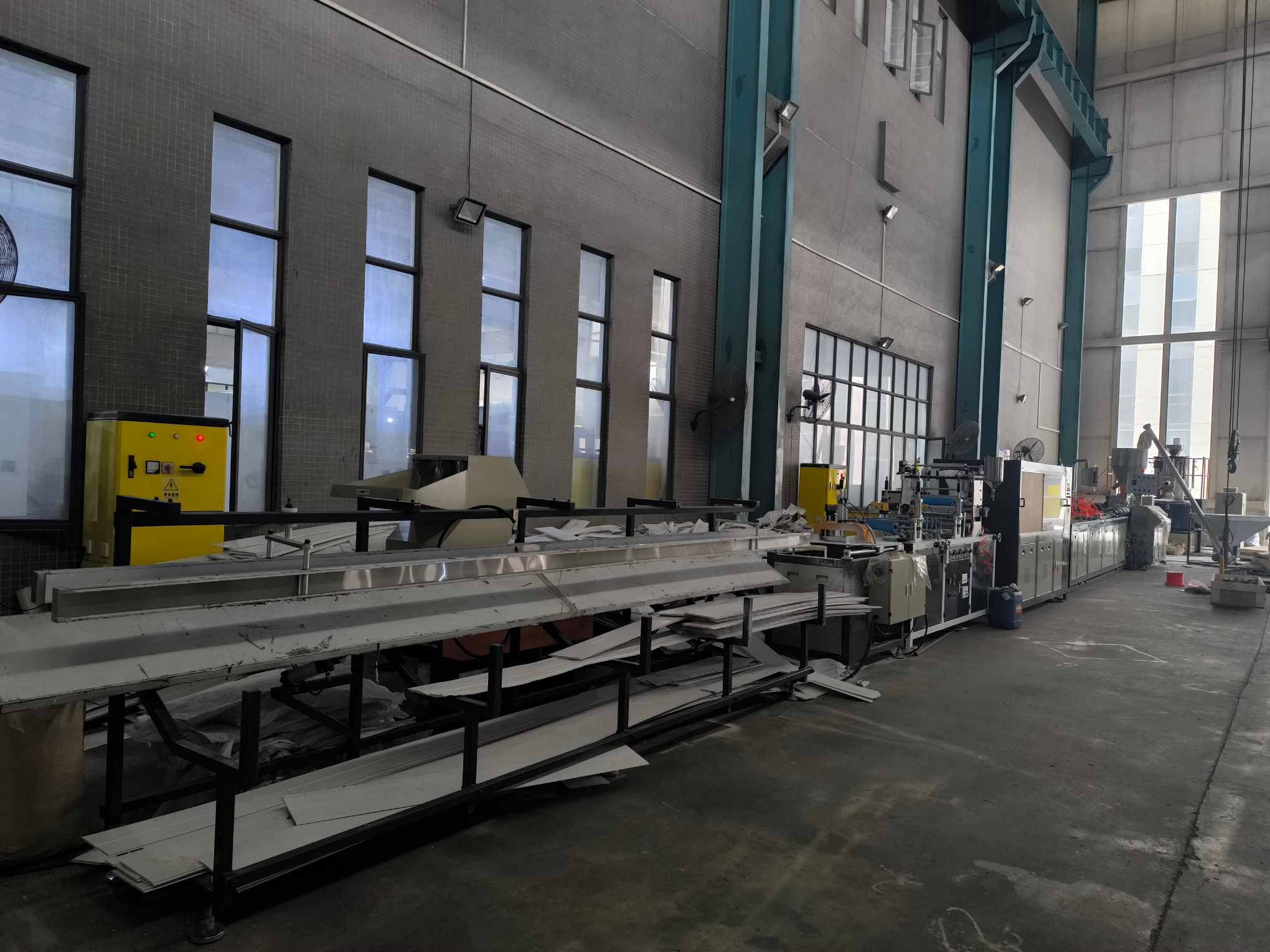 PVC ceiling board profile extrusion line