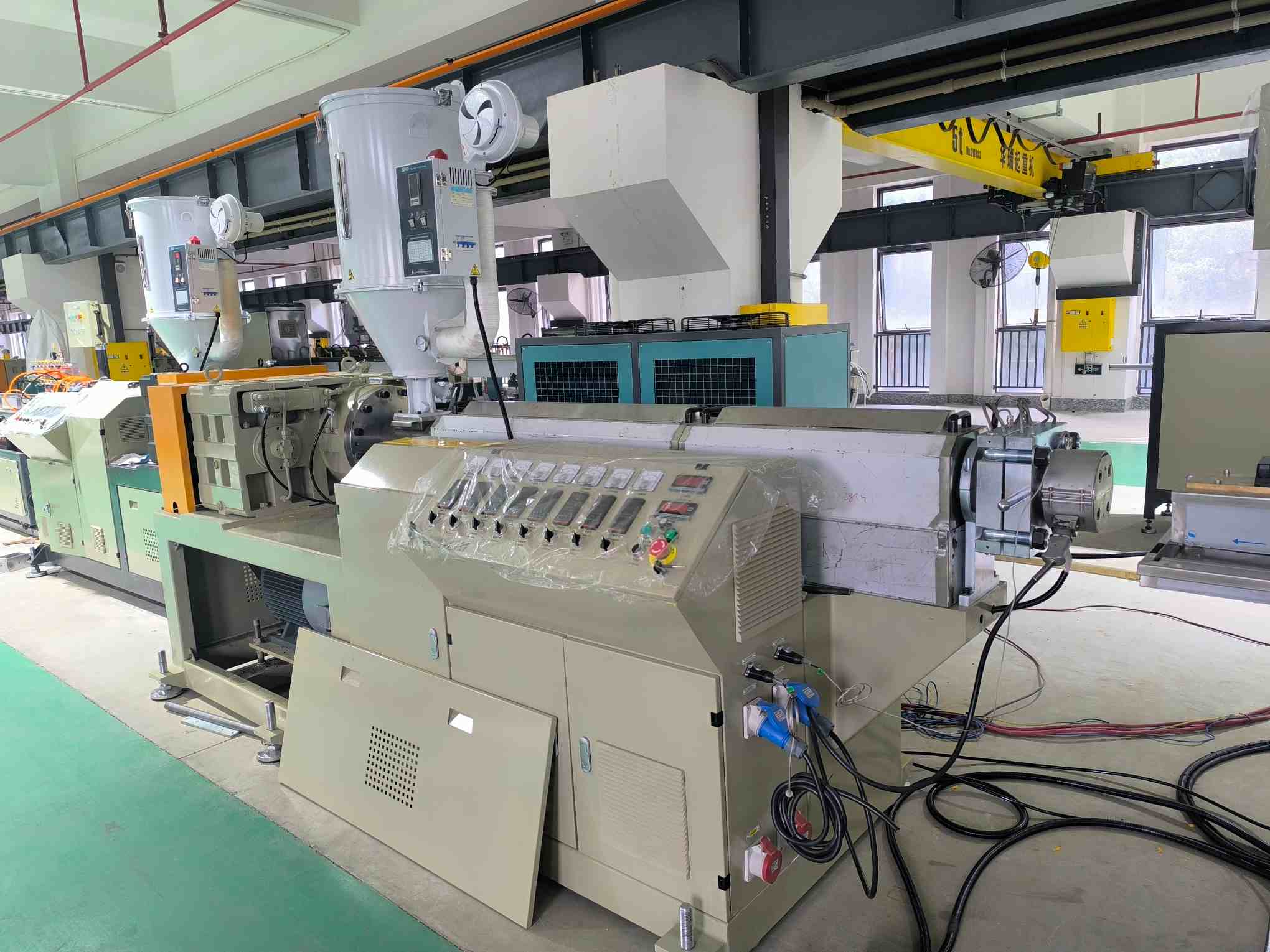 FLEXIBLE PVC FLOOR WARNING TAPE EXTRUSION MACHINE